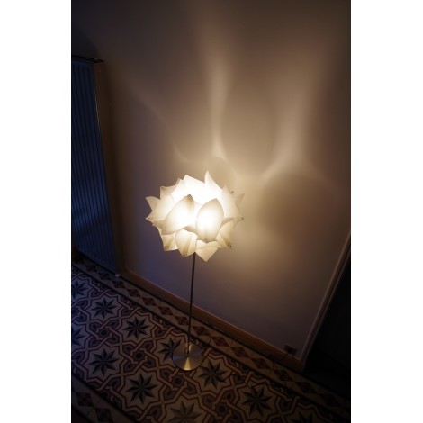 Lampadaire Design Hortensia en voile de bateau