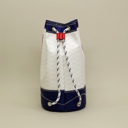 SAC MARIN en Voile de bateau 20X40 01 bleu