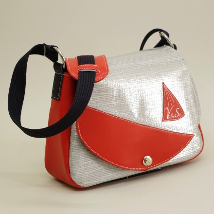 Sac à main Modulo Optique Rouge