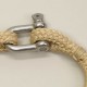 Bracelet Hoël Blanc Sable inox