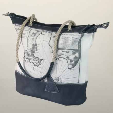 Sac a main St Tropez en voile de bateau