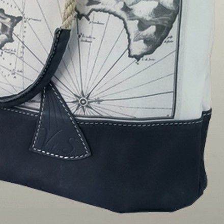 Sac a main St Tropez en voile de bateau