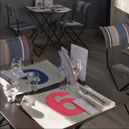 Set de table en voile de bateau personnalisable