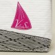 Trousse de Toilette Blanche Carbone Rose L