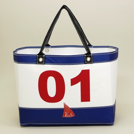 sac en voile de bateau Ketty Marine 01 rouge