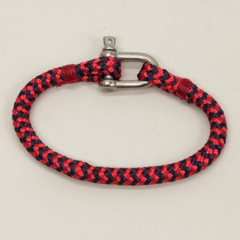 Bracelet Cordage marin Manille inox