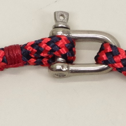 Bracelet Cordage marin Manille inox