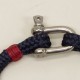 Bracelet Hoël cordage Marine manille inox