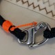 Bracelet N°1 marine orange mousqueton de spi