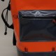 Sac d'escalade 45 litres orange Noir