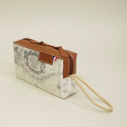 Pochette Caro Carte et Cuir