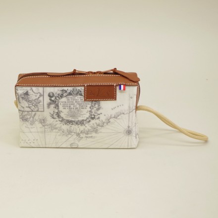 Pochette Caro Carte et Cuir