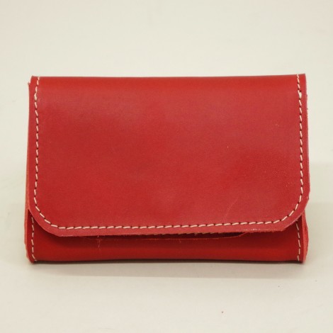 Blague a Tabac Cuir Rouge
