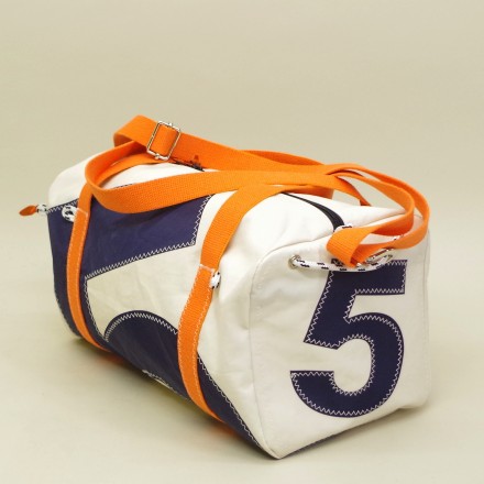 Sac de sport Vintage Mic 18 litres en voile de bateau