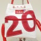 Sac seau Mel Vintage 20 Rouge en voile de bateau