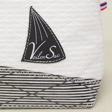 Trousse de Toilette Blanche Carbone L en voile de bateau