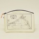 Trousse de toilette L carte marine bretagne