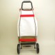 Poussette de Marché en Voile de Bateau 5 rouge - Design Unique et Écologique