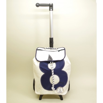 Caddy Vintage Odile en voile de bateau recyclée Andersen Shopper fun
