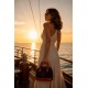 Naïa Sac à main artisanal français en tissu à voile de bateau et cuir pleine fleur